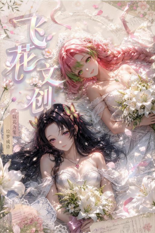 6.5 fei hua wen chuang Demon Slayer Double-sided acrylic goddess coloured paper 飞花文创 鬼灭之刃 全系双面亚克力女神色纸