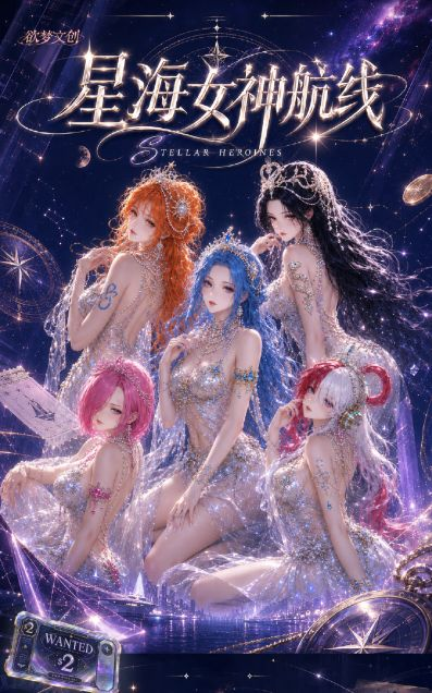 5.11 yu meng wen chuang One Piece xing hai nv shen hang xian Acrylic colored paper 欲梦文创 海贼王 星海女神航线 色纸