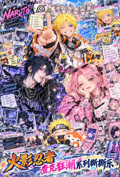 10.13 cang lan wen chuang Naruto cha ke kuang chao tear card 沧澜文创 火影忍者 查克狂潮 撕撕乐