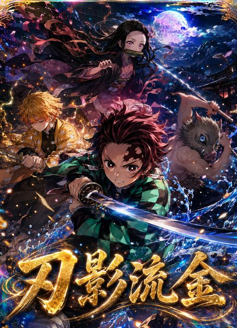 7.3 fu ka ying hua Demon Slayer ren ying liu jin Metal Card 浮卡映画 鬼灭之刃 刃影流金 金属卡