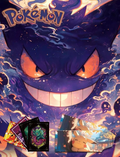 7.1 shang you wen chuang Pokemon geng gui huan ye ji tear card 上游文创 宝可梦 耿鬼の幻夜祭 撕撕乐