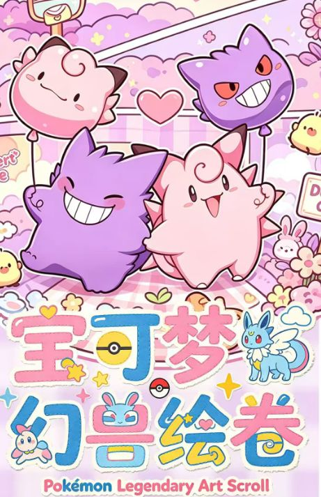 7.1 hui gu chao wan Pokemon huan shou hui juan Thickened process metal card 绘谷潮玩 宝可梦 幻兽绘卷 加厚工艺金属卡