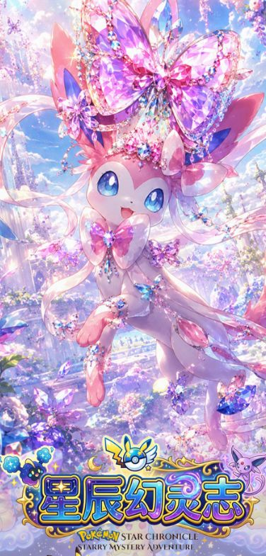 6.29 wai mao te gong Pokemon xing chen huan ling zhi Artistic micro-spray printmaking 外贸特供 宝可梦 星辰幻灵志 艺术微喷版画