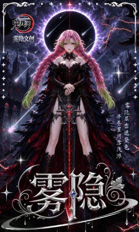 8.3 wu yin wen chuang Demon Slayer Metal Card 雾隐文创 鬼灭之刃 金属卡