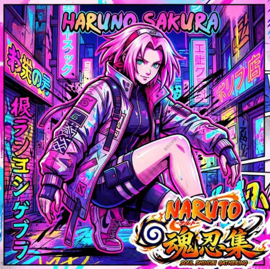 6.3 xing he gong zuo shi Naruto hun ren ji B5 card 星河工作室 火影忍者 魂忍集 B5卡