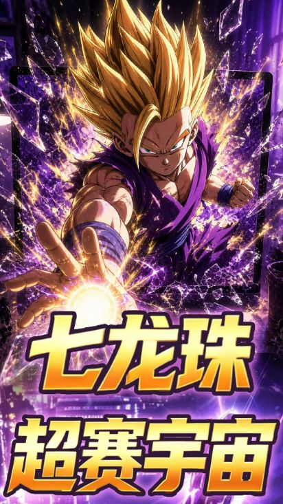 6.4 su he wen chuang Dragon Ball chao sai yu zhou Acrylic colored paper 苏和文创 七龙珠 超赛宇宙 全亚克力色纸