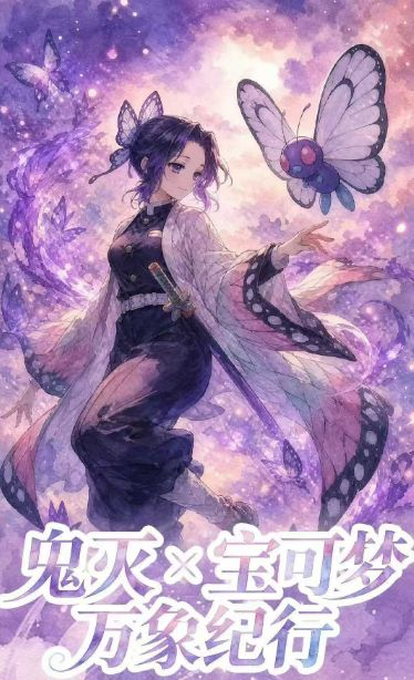 7.2 su he wen chuang Demon Slayer x Pokemon wan xiang ji xing Acrylic colored paper 苏和文创 鬼灭之刃x宝可梦 万象纪行 全亚克力色纸