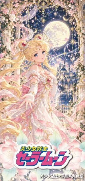 10.16 shi guang ji wen chuang Sailor Moon xing sha yue yong coloured paper 拾光集文创 美少女战士 星纱月咏 色纸