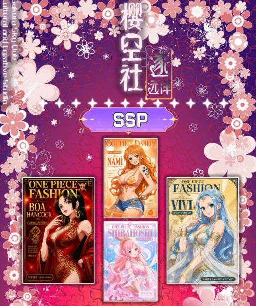 6.8 ying kong she One Piece zhu yuan yang A6 card 樱空社 海贼王 逐远洋 A6卡