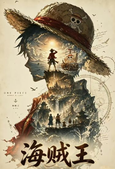 8.3 xia ye ci yuan One Piece Acrylic colored paper 夏野次元 海贼王 全亚克力色纸
