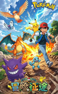 7.21 shi guang ji wen chuang Pokemon mao xian zheng tu coloured paper 拾光集文创 宝可梦 冒险征途 色纸