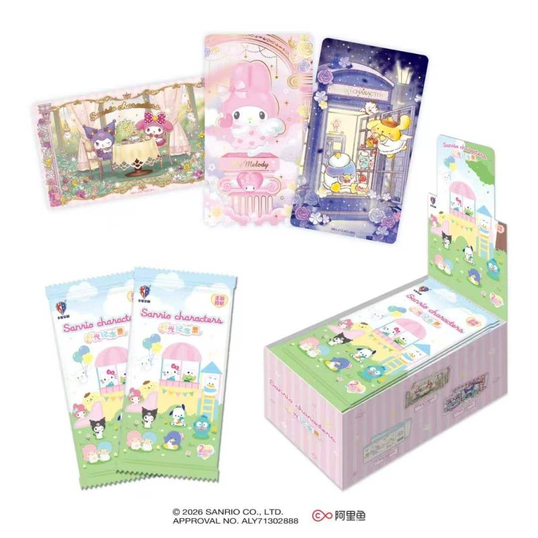 4.30 ka bao wen chuang Sanrio shi guang ji nian piao W01 卡宝文创 三丽鸥家族 时光纪念票 第一弹2元包
