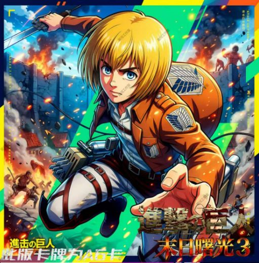 5.19 xing he gong zuo shi Attack on Titan mo ri shu guang A6 card W03 星河工作室 进击的巨人 末日曙光 A6卡 第三弹