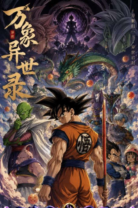 9.2 P gu wen chuang wan xiang yi shi lu Dragon Ball coloured paper P谷文创 万象异世录 龙珠 色纸