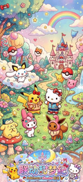 7.7 fu ka ying hua Pokemon lian dong tian meng ji tear card 浮卡映画 宝可梦 联动甜梦纪 中卡撕撕乐