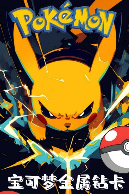 7.7 jian xin xin wen chuang shen qi Pokemon Metal diamond-encrusted card 简心*信文创 神奇 宝可梦 全金属镶钻卡牌