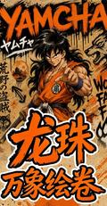 5.22 su he wen chuang Dragon Ball wan xiang hui juan Acrylic colored paper 苏和文创 龙珠 万象绘卷 全亚克力色纸