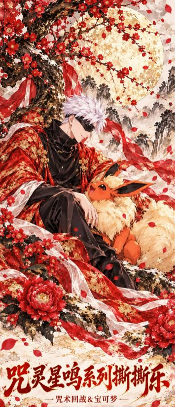 10.13 shang you wen chuang Jujutsu Kaisen x Pokemon zhou ling xing ming tear card 上游文创 咒术回战×宝可梦 咒灵星鸣 撕撕乐
