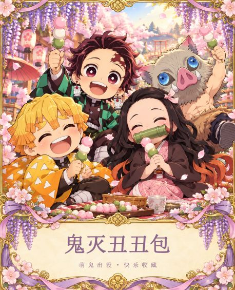 10.22 Demon Slayer chou chou bao W01 鬼灭丑丑包 第一弹