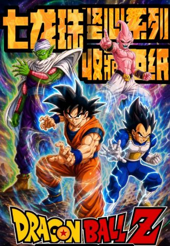 6.5 xing yue wen chuang Dragon Ball Z  jian xin xi lie colored paper 星跃文创 七龙珠Z 坚心系列 色纸