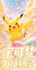 5.28 su he wen chuang Pokemon wan jing qi ling Acrylic colored paper 苏和文创 宝可梦 万境栖灵 全亚克力色纸