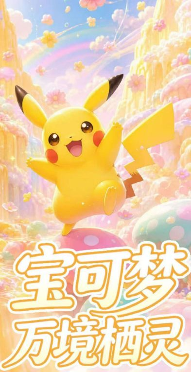 5.28 su he wen chuang Pokemon wan jing qi ling Acrylic colored paper 苏和文创 宝可梦 万境栖灵 全亚克力色纸