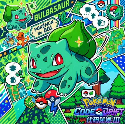 8.19 xing he gong zuo shi Pokemon dai ma mi tu B5 card W03 星河工作室 宝可梦 代码迷途 B5卡 III