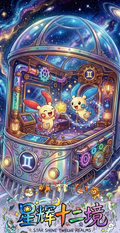 6.23 fu ka ying hua Pokemon xing hui shi er jing coloured paper 浮卡映画 宝可梦 星辉十二境 色纸