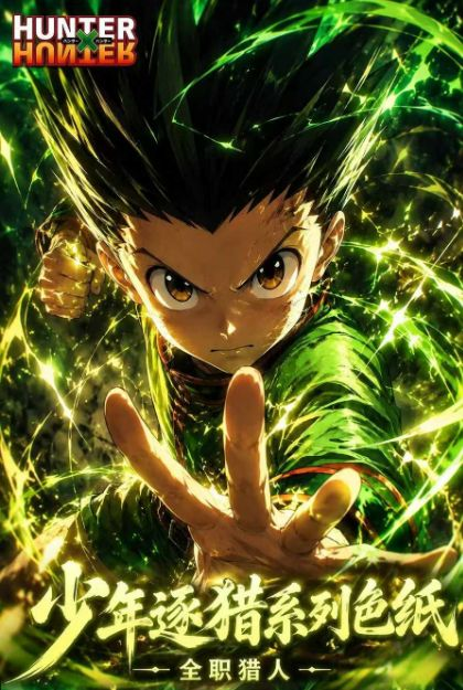 7.29 huo hu wen chuang Hunter×Hunter shao nian zhu lie coloured paper 火狐文创 全职猎人 少年逐猎 色纸