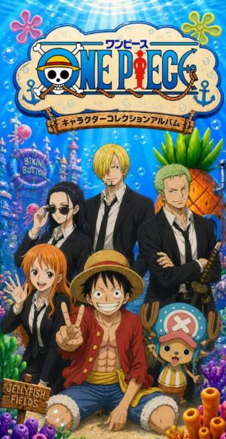 8.19 huan jian wen chuang One Piece Acrylic colored paper 幻笺文创 海贼王 全亚克力色纸