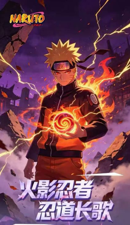 4.29 su he wen chuang Naruto ren dao chang ge Acrylic colored paper 苏和文创 火影忍者 忍道长歌 全亚克力色纸