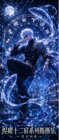 9.15 shang you wen chuang Jujutsu Kaisen jin yao shi er xiu tear card 上游文创 咒术回战 烬曜十二宿 撕撕乐