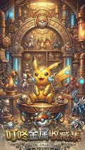 6.17 Pokemon ding dong Metal Card 宝可梦 叮咚金属卡