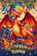 8.11 san ren xing wen chuang Pokemon dian tang Metal embroidery collection card 三人行文创 宝可梦 殿堂金属刺绣收藏卡