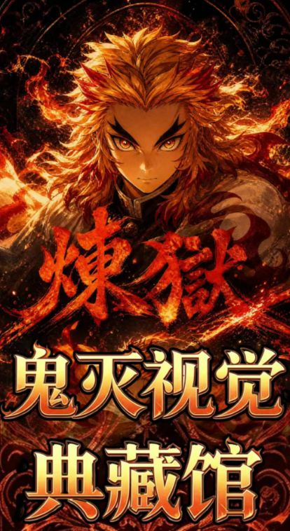 5.26 su he wen chuang Demon Slayer shi jue dian cang guan Acrylic colored paper 苏和文创 鬼灭之刃 视觉典藏馆 全亚克力色纸