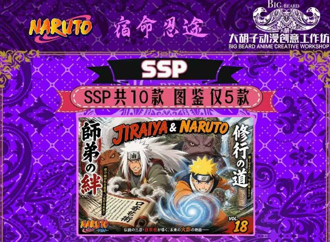 7.9 da hu zi dong man chuan yi gong zuo fang Naruto su ming ren tu A6 card 大胡子动漫创意工作坊 火影忍者 宿命忍途 A6卡