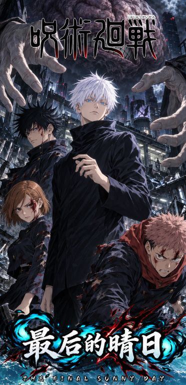 9.22 wai mao te gong Jujutsu Kaisen zui hou de qing ri Metal Card 外贸特供 咒术回战 最后的晴日 金属卡