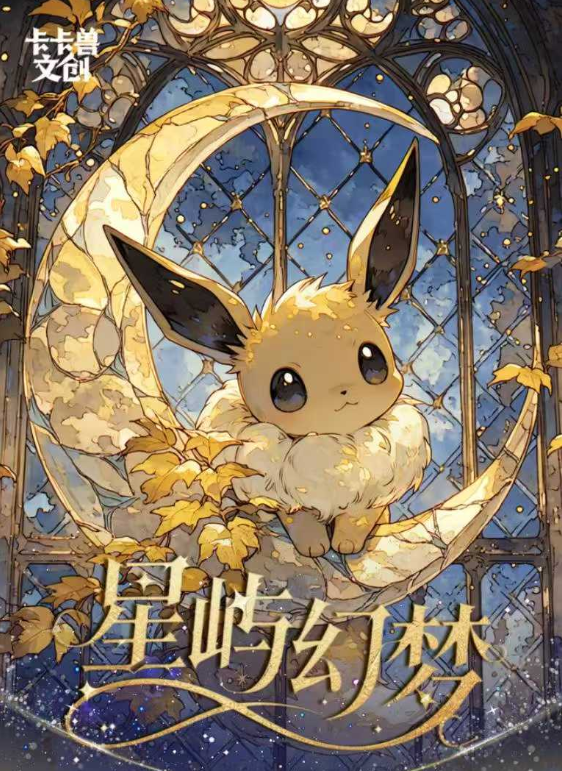 4.22 ka ka shou wen chuang Pokemon xing yu meng huan Ceramic fridge magnet
