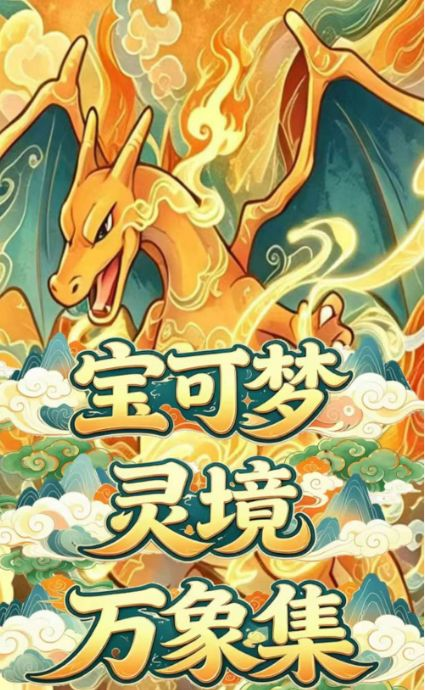 5.21 su he wen chuang Pokemon ling jing wan xiang ji Acrylic colored paper 苏和文创 宝可梦 灵境万象集 全亚克力色纸