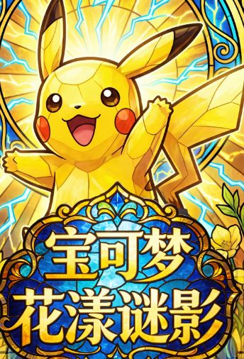 5.25 su he wen chuang Pokemon hua yang mi ying Acrylic colored paper 苏和文创 宝可梦 花漾谜影 全亚克力色纸