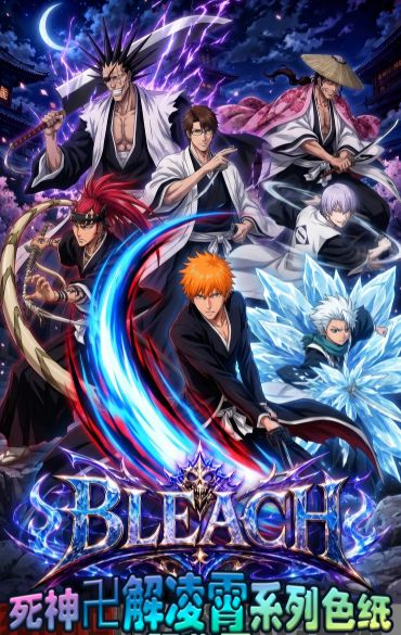 7.31 xing yue wen chuang Bleach wan jie ling xiao colored paper 星跃文创 死神 卍解凌霄 色纸
