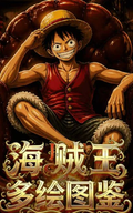 6.4 su he wen chuang One Piece duo hui tu jian Acrylic colored paper 苏和文创 海贼王 多绘图鉴 全亚克力色纸