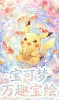 7.1 su he wen chuang Pokemon wan qu bao hui Acrylic colored paper 苏和文创 宝可梦 万趣宝绘 全亚克力色纸