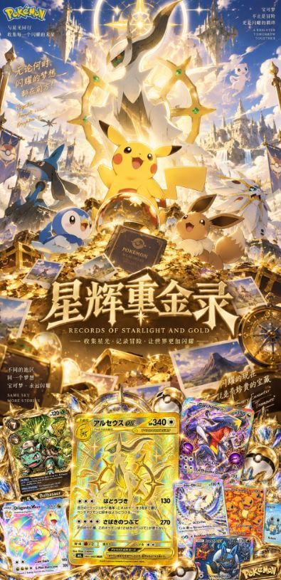 9.24 xing hui zhong jin lu Pokemon Metal Card 星辉重金录 宝可梦 金属卡