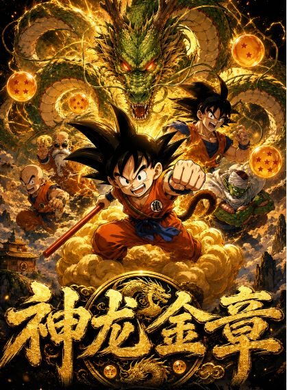7.7 fu ka ying hua shen long jin zhang Dragon Ball coloured paper 浮卡映画 神龙金章 龙珠 色纸