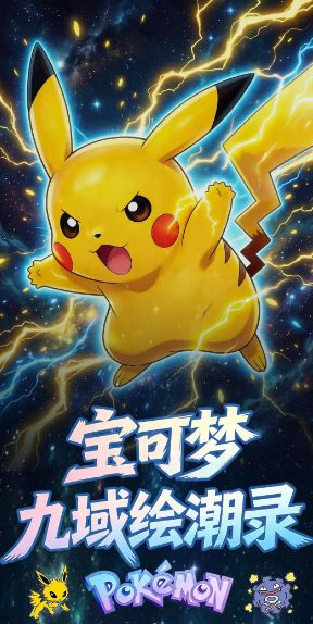 5.15 su he wen chuang Pokemon jiu yu hui chao lu Acrylic colored paper 苏和文创 宝可梦 九域绘潮录 全亚克力色纸