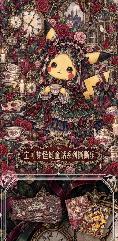 10.13 jun yi wen chuang Pokemon guai dan tong hua tear card 君屹文创 宝可梦 怪诞童话 撕撕乐