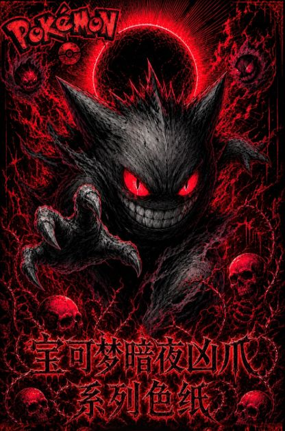 7.21 huo hu wen chuang Pokemon an ye xiong zhua coloured paper 火狐文创 宝可梦 暗夜凶爪 色纸