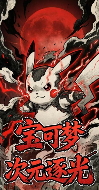 5.13 su he wen chuang Pokemon ci yuan zhu guang Acrylic colored paper 苏和文创 宝可梦 次元逐光 全亚克力色纸