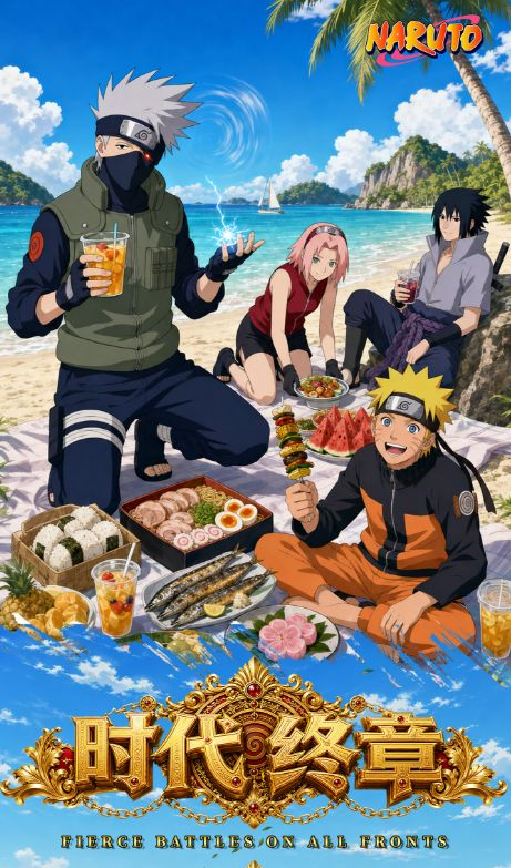 8.7 fu ka ying hua Naruto shi dai zhong zhang Three-dimensional metal card 浮卡映画 火影忍者 时代终章 立体金属卡